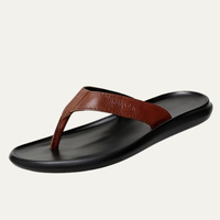 Kirk | Leather Thong Summer Flip Flops