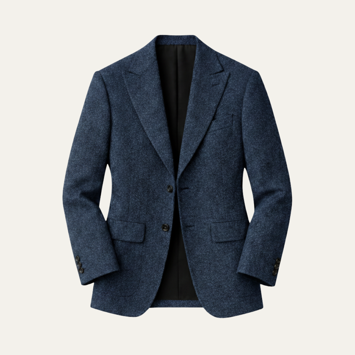 Logan | Tailored Tweed Fishbone Blazer Jacket