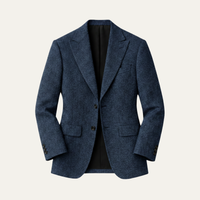 Logan | Tailored Tweed Fishbone Blazer Jacket
