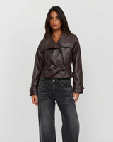 Nina | cropped trench coat