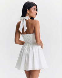 Elspeth | halter neck dress