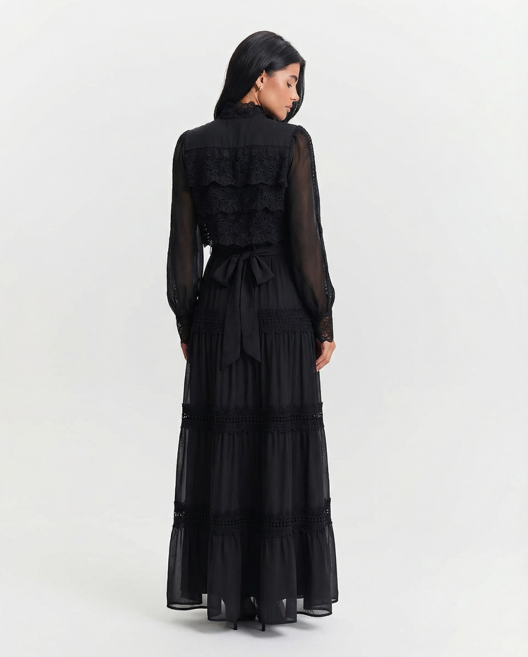 Cara | tiered maxi dress