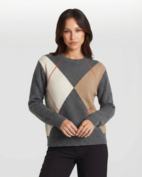 Celeste | argyle knit sweater