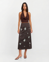 Matilda | floral midi skirt