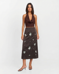 Matilda | floral midi skirt