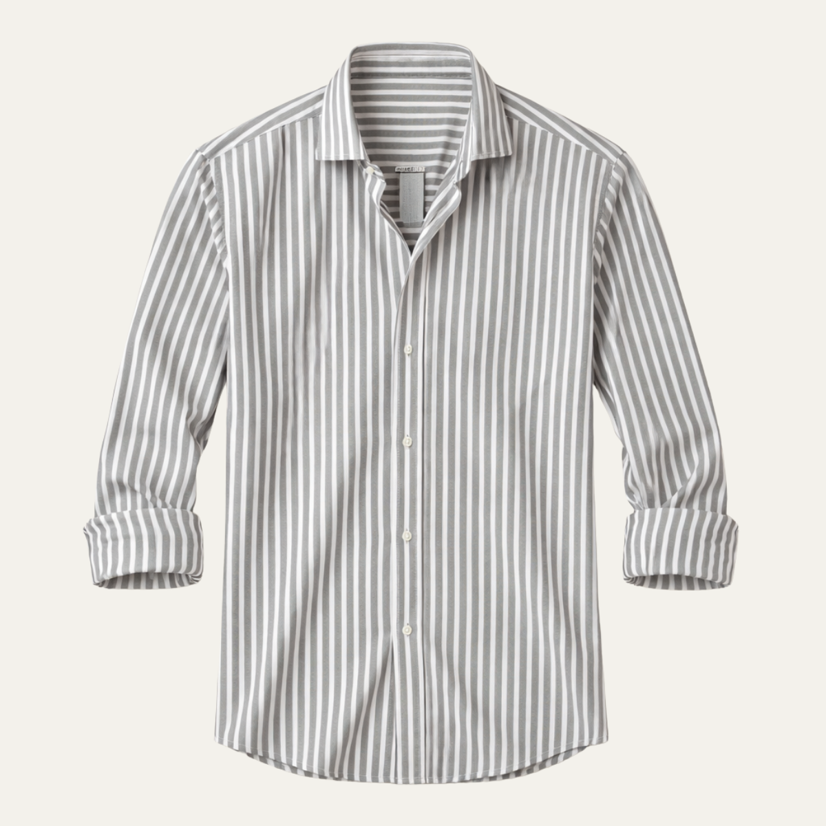 Benson | Men's Casual Smart Fit Striped Linen Shirt