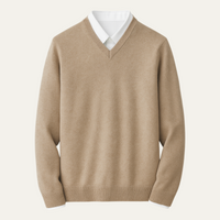 Marvin | 100% Cashmere V-Neck Jumper for Men