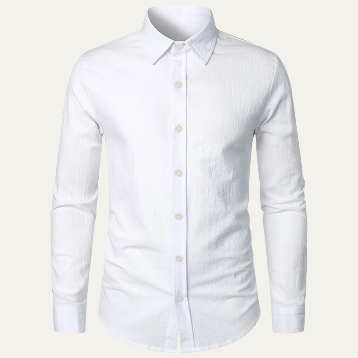 Milo | Cotton Linen Look Summer Business Shirt