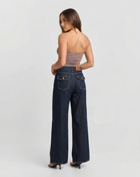 Bethany | Dark Wash Wide Leg Jeans
