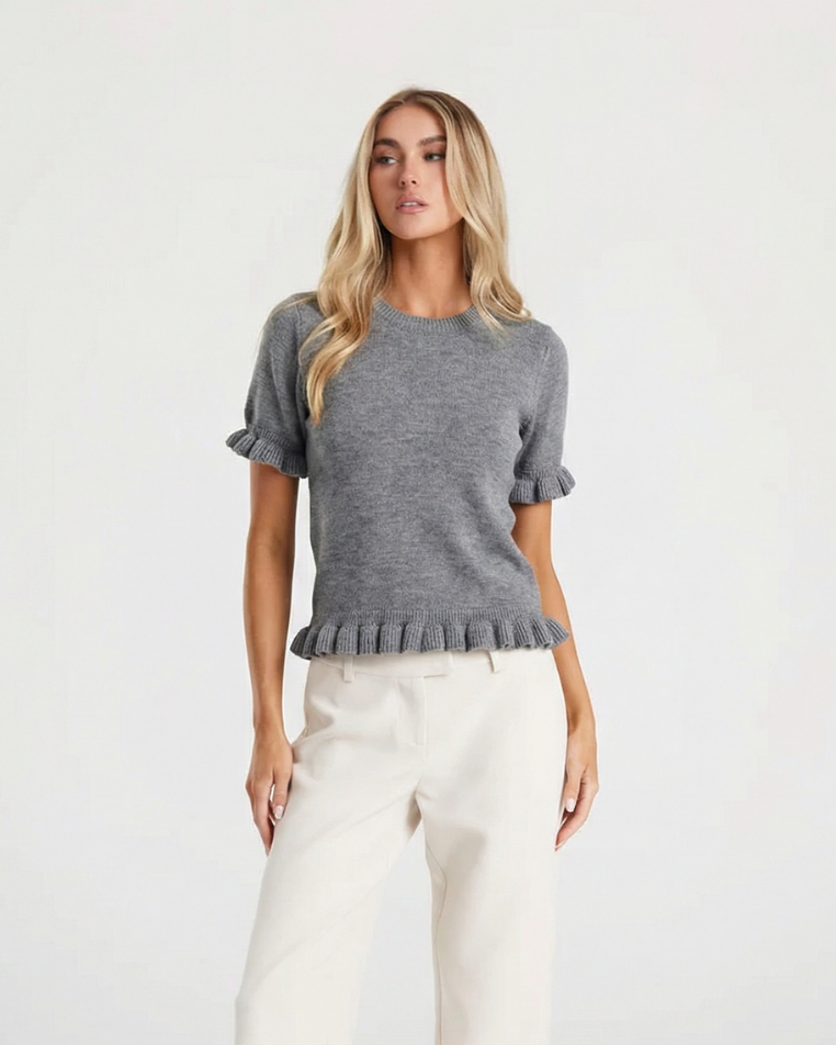Delilah | ruffle top