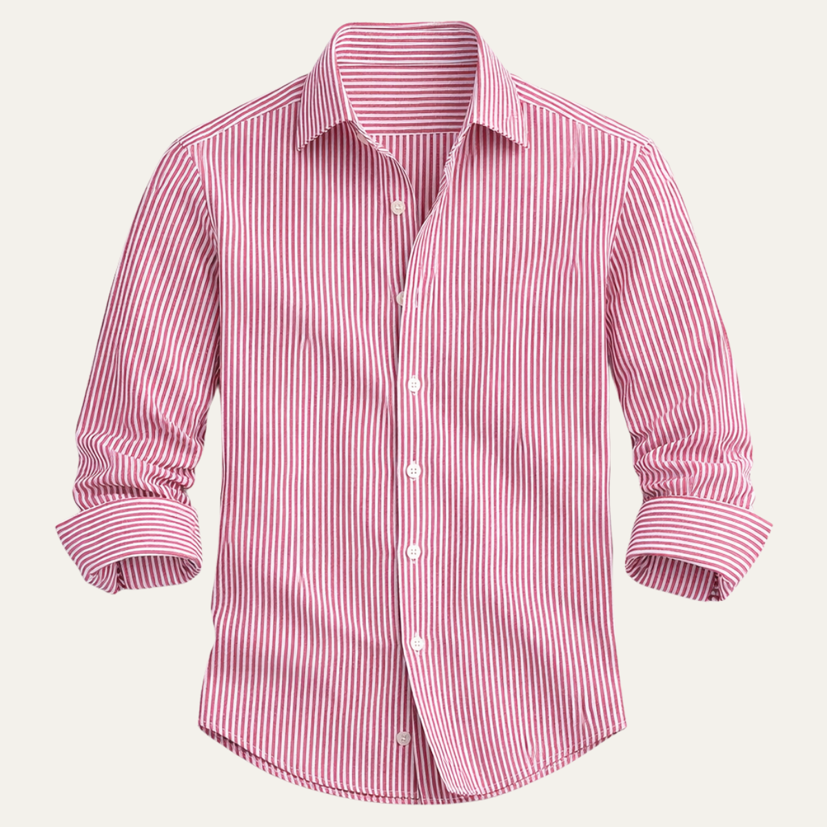 Carson Men's Striped Linen Shirt
