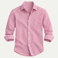 Carson Men's Striped Linen Shirt