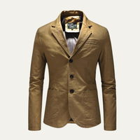 Darnell cotton blazer Khaki