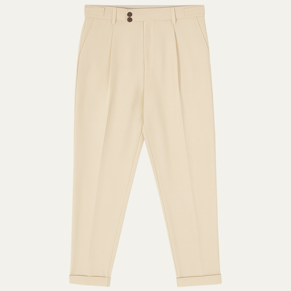 Julian slim fit pleated dress trousers