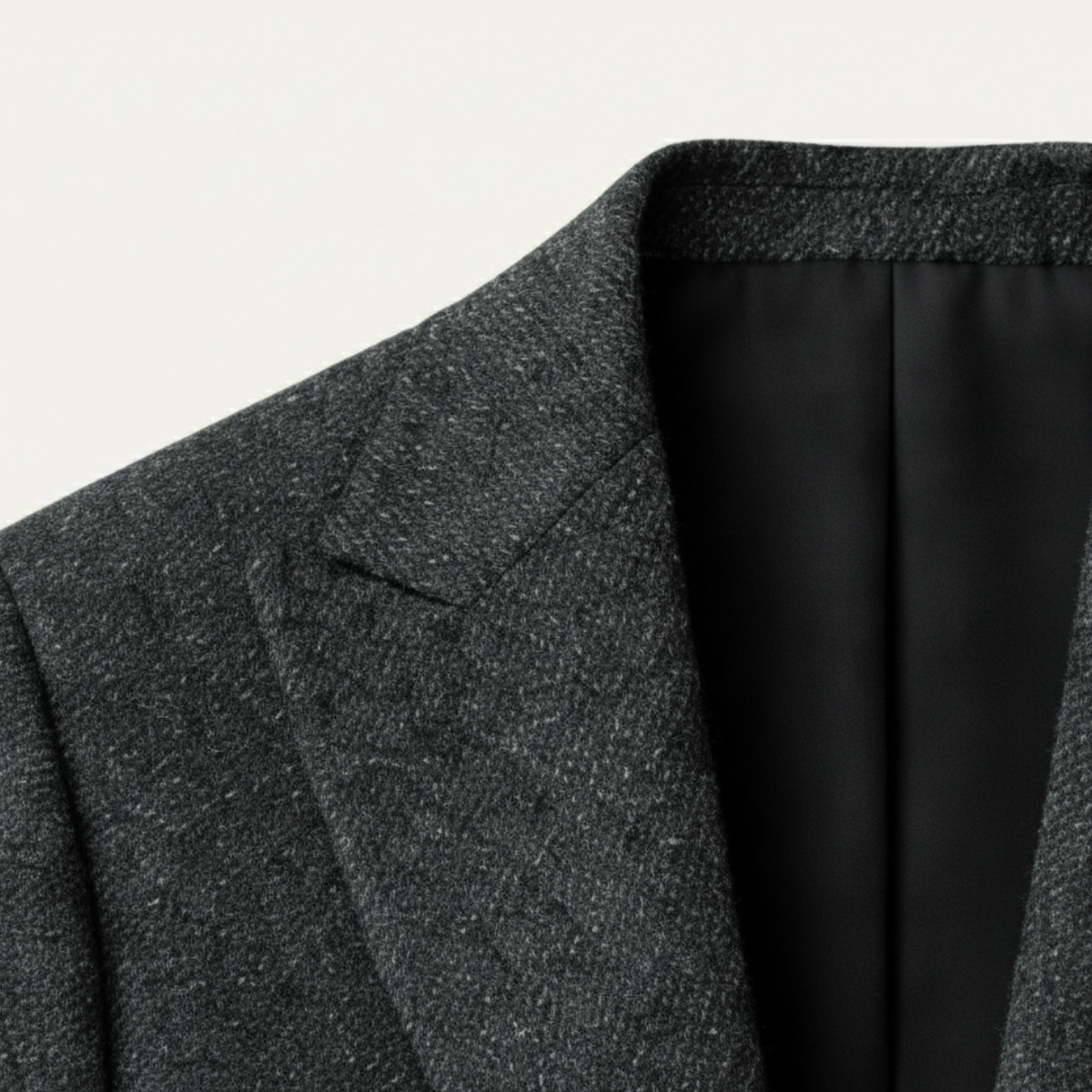 Logan | Tailored Tweed Fishbone Blazer Jacket