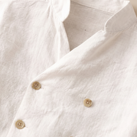 Wilder linen shirt detail view eight