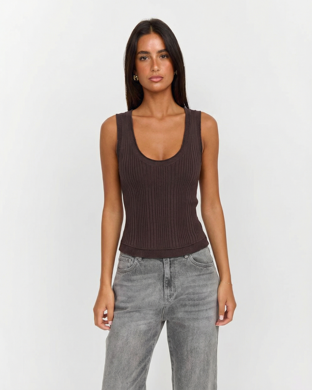 Clementine | ribbed tank top