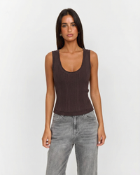 Clementine | ribbed tank top