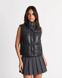 Georgiana | Quilted Sleeveless Puffer Vest