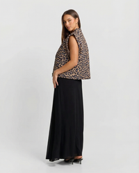 Zoe | leopard print vest