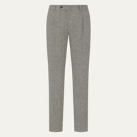 Herbert houndstooth pleated trousers