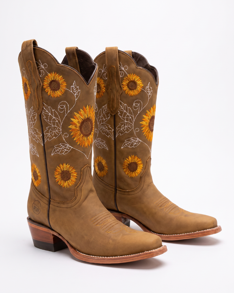 Marigold | Embroidered Cowboy Boots