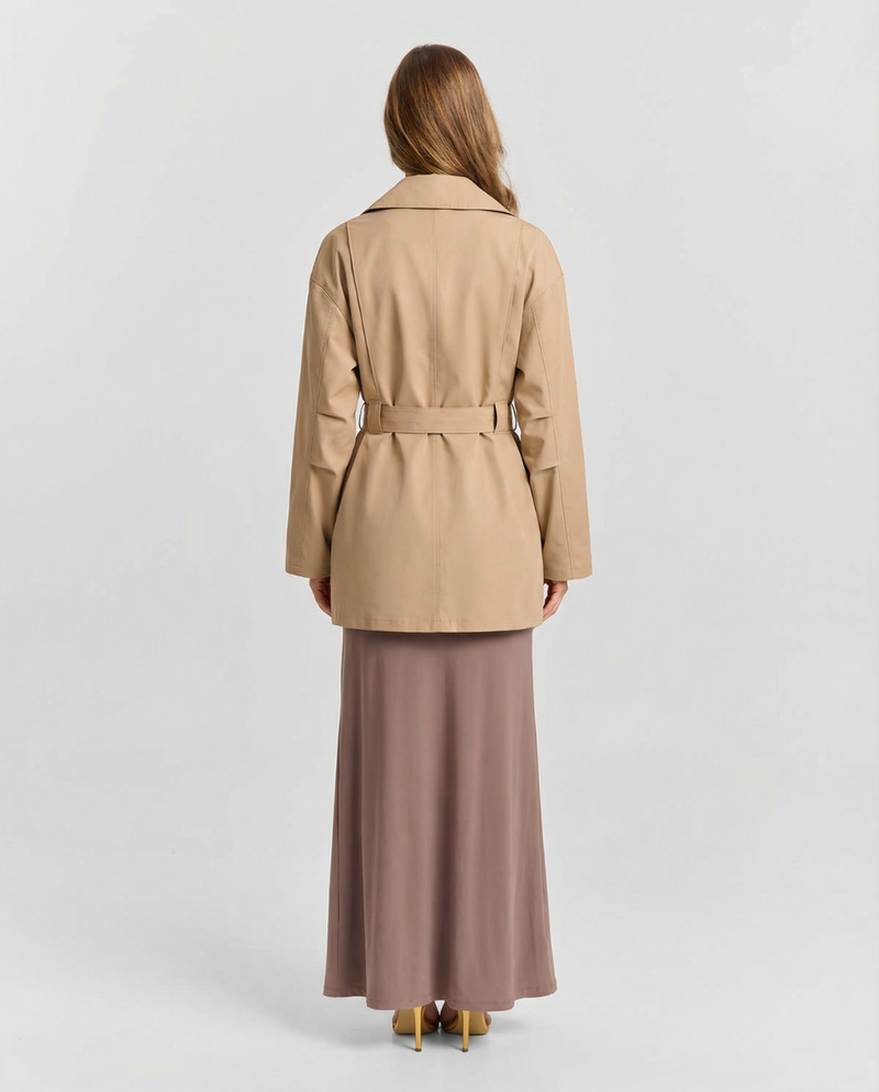 Stella | cropped trench coat