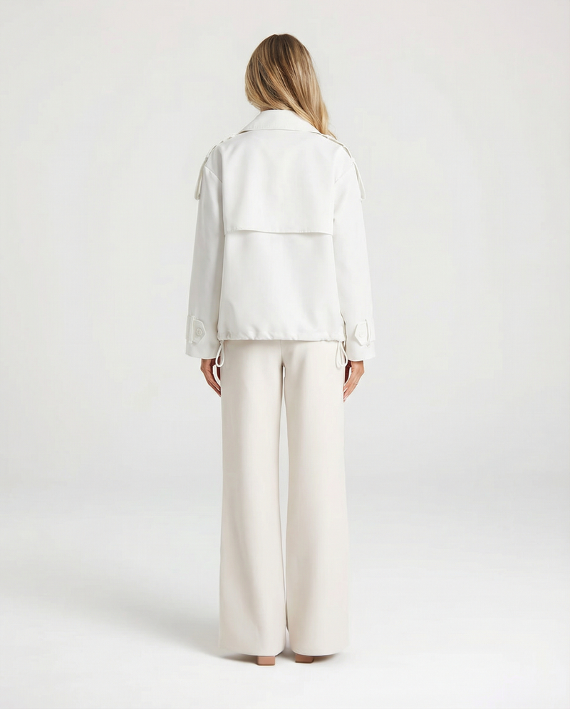 Lexi | cropped trench coat
