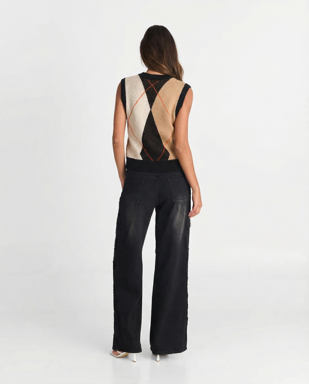 Bethany | argyle vest
