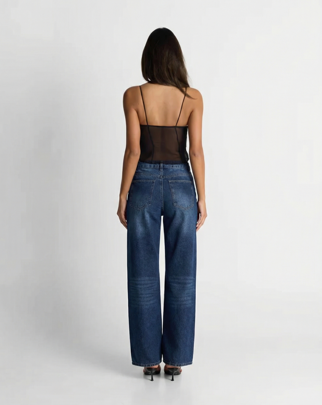 Elodie | Wide Leg Side Stripe Jeans