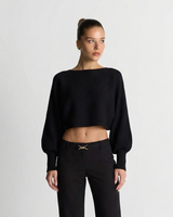 Florence | cropped knit top
