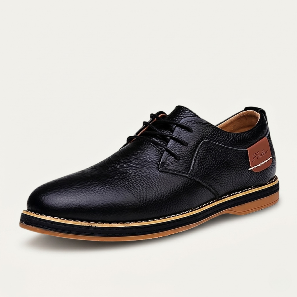 Immanuel leather lace up dress shoes