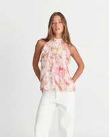 Lena | floral halter top