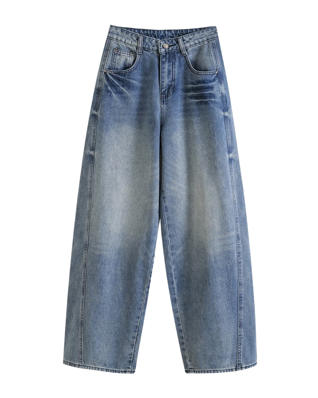 Nell | Vintage Wash Wide Leg Jeans