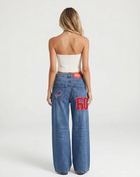 Juno | High Waist Wide Leg Jeans