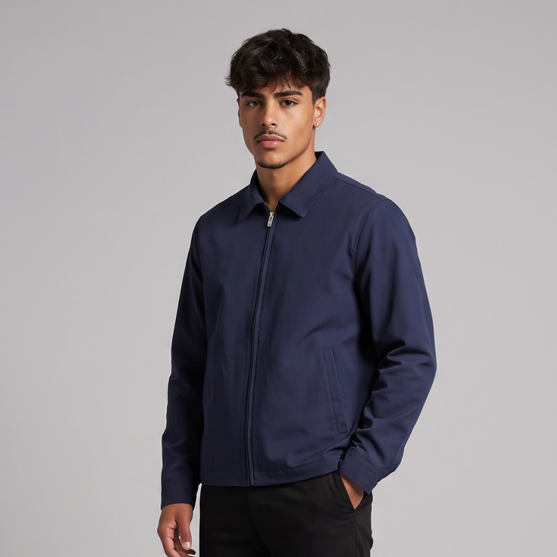 Blake | Lightweight Harrington Zip Up Jacket