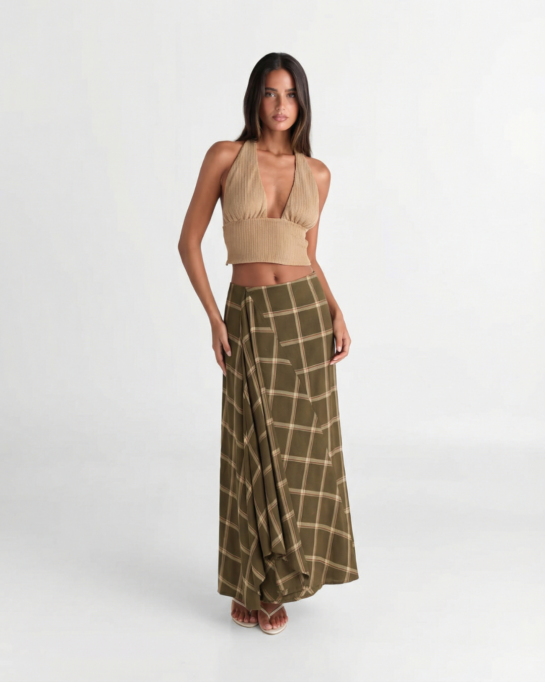 Imogen | wrap maxi skirt