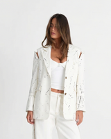Lois | white blazer