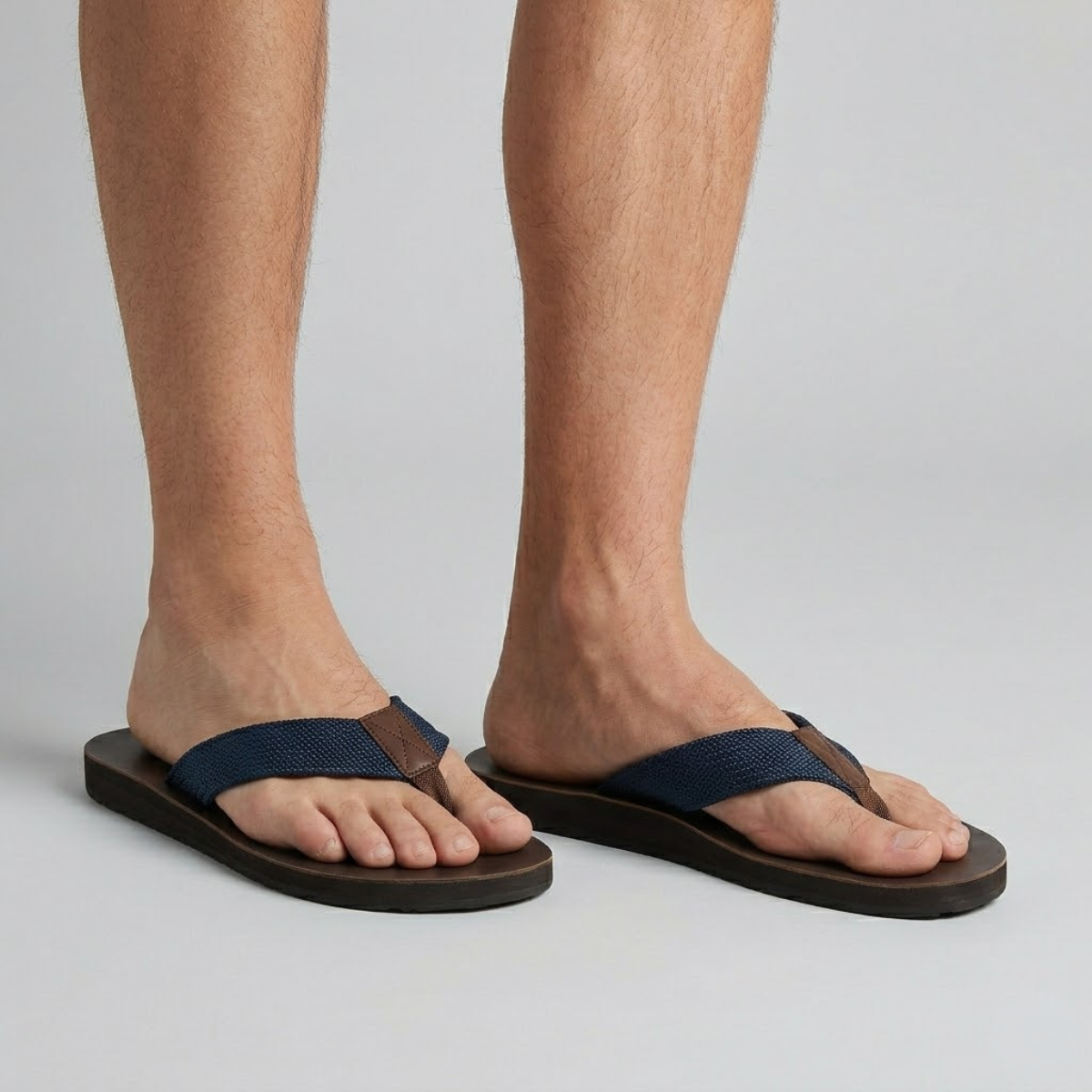 Clayton flip flops Deep Blue