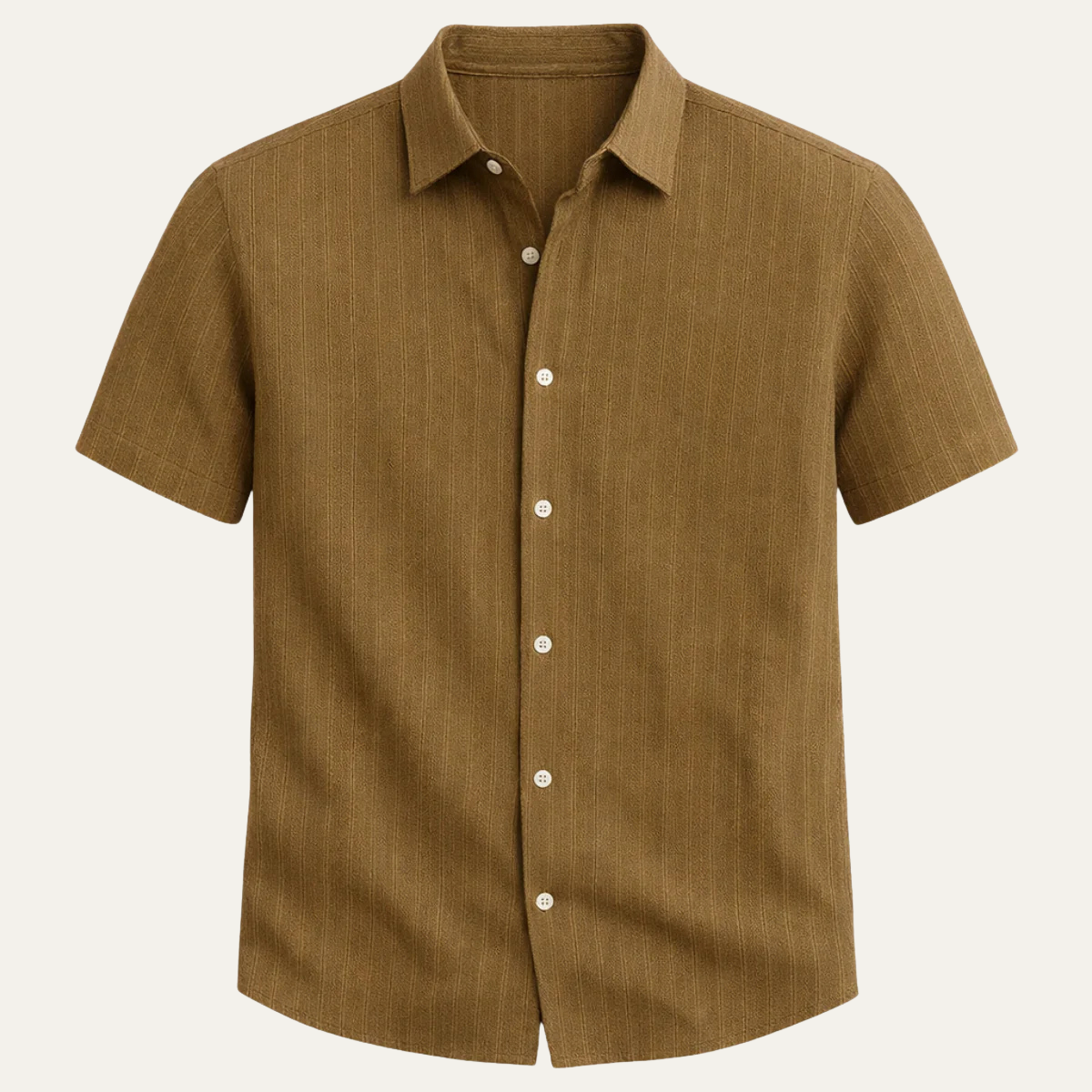 Douglas Men's Short Sleeve Button Up Summer Shirt