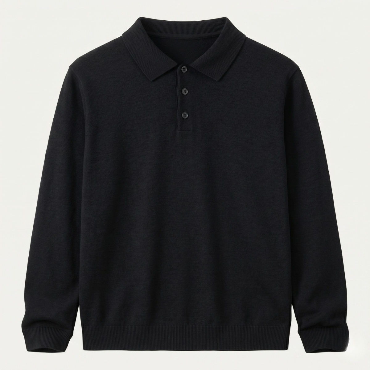 Milton | Merino Wool Knit Smart Casual Polo Jumper