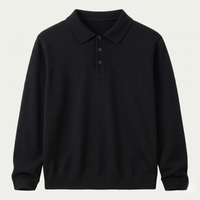 Milton | Merino Wool Knit Smart Casual Polo Jumper