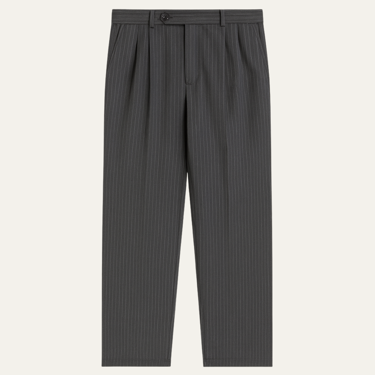 Hector wide leg pinstripe trousers