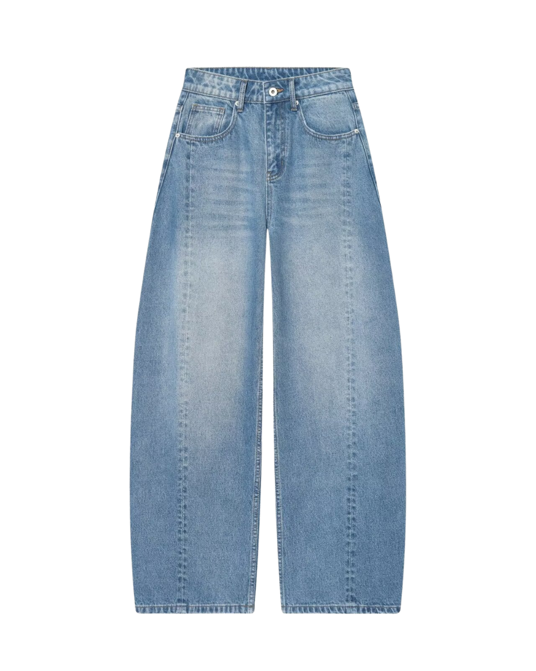 Cora | Wide Leg Front Seam Jeans