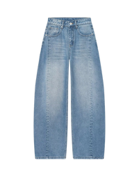 Cora | Wide Leg Front Seam Jeans