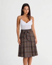 Iris | pleated midi skirt