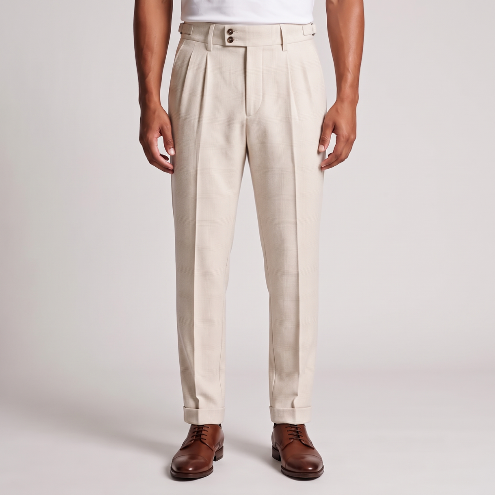 Harold | Slim Fit Lightweight Business Dress Trousers for Men