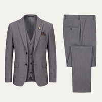 Cavendish men's tweed three piece suit front view