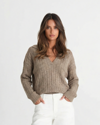 Holly | cropped knit top