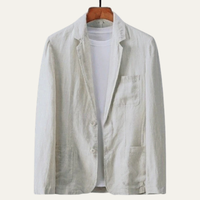 Maximilian summer linen blazer